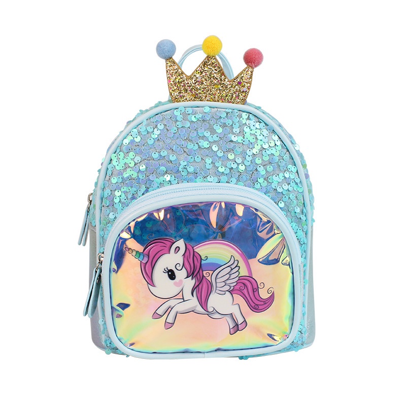 Children's Unicorn Backpack Korea Cute Soft Girl Cartoon School Bag Backpack Girls