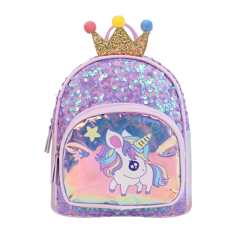 Children's Unicorn Backpack Korea Cute Soft Girl Cartoon School Bag Backpack Girls