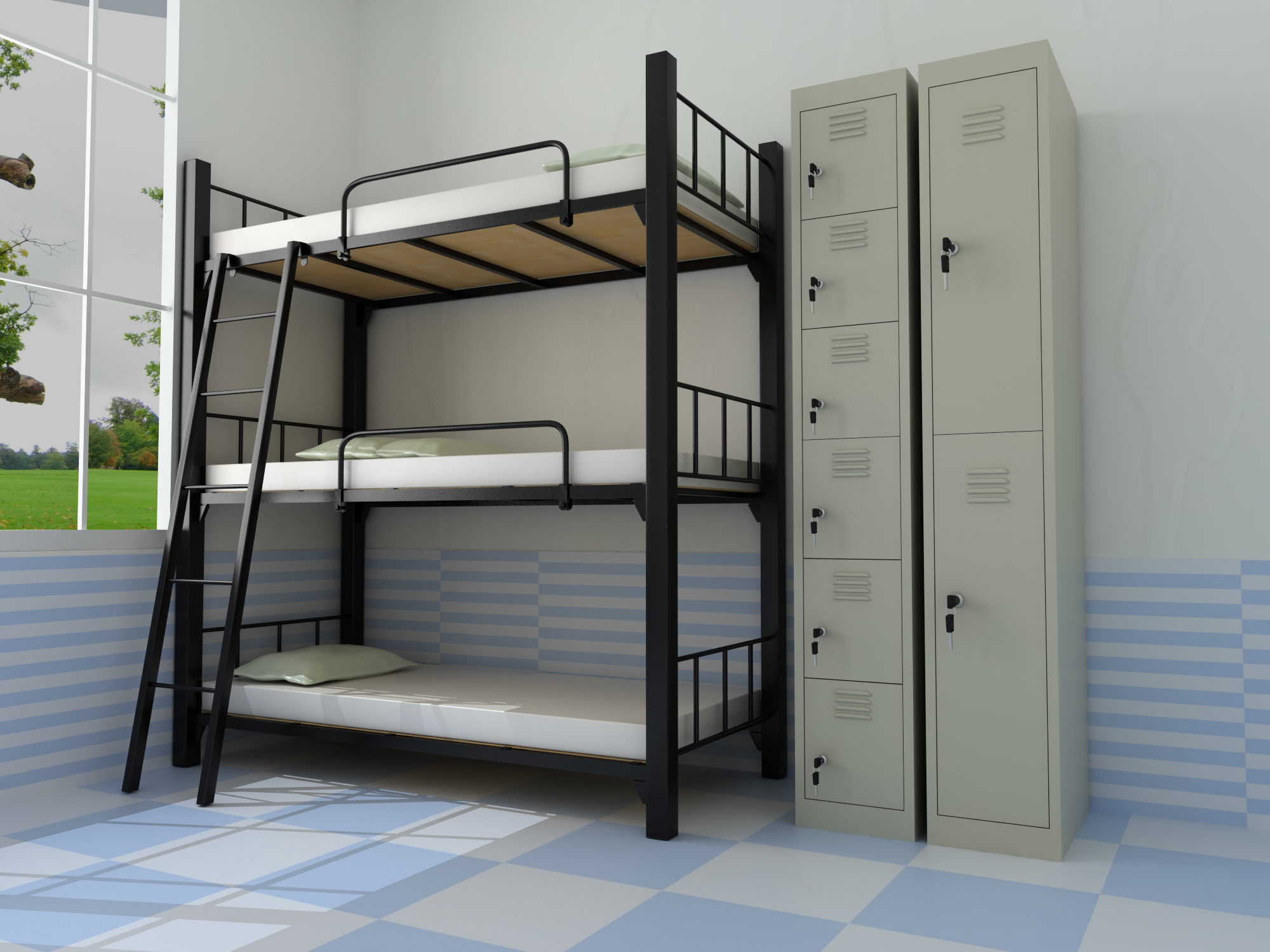 Triple Bunk Bed