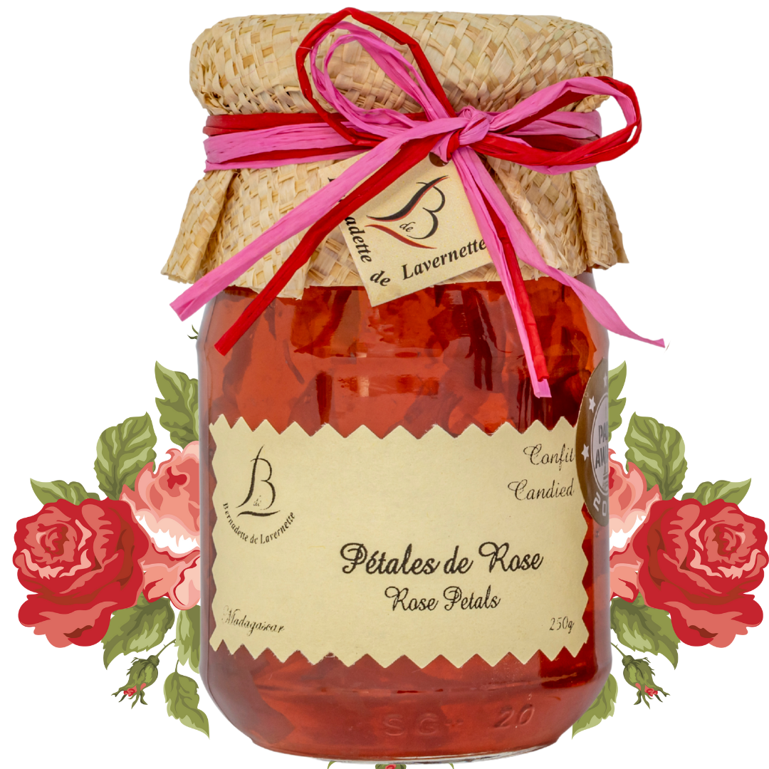 Candied Rose Petals | Bernadette de Lavernette-Posh Pantry