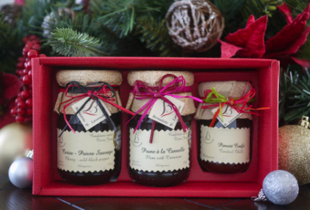 Bernadette de Lavernette Jam Gift Box (2 big 1 small)-Posh Pantry