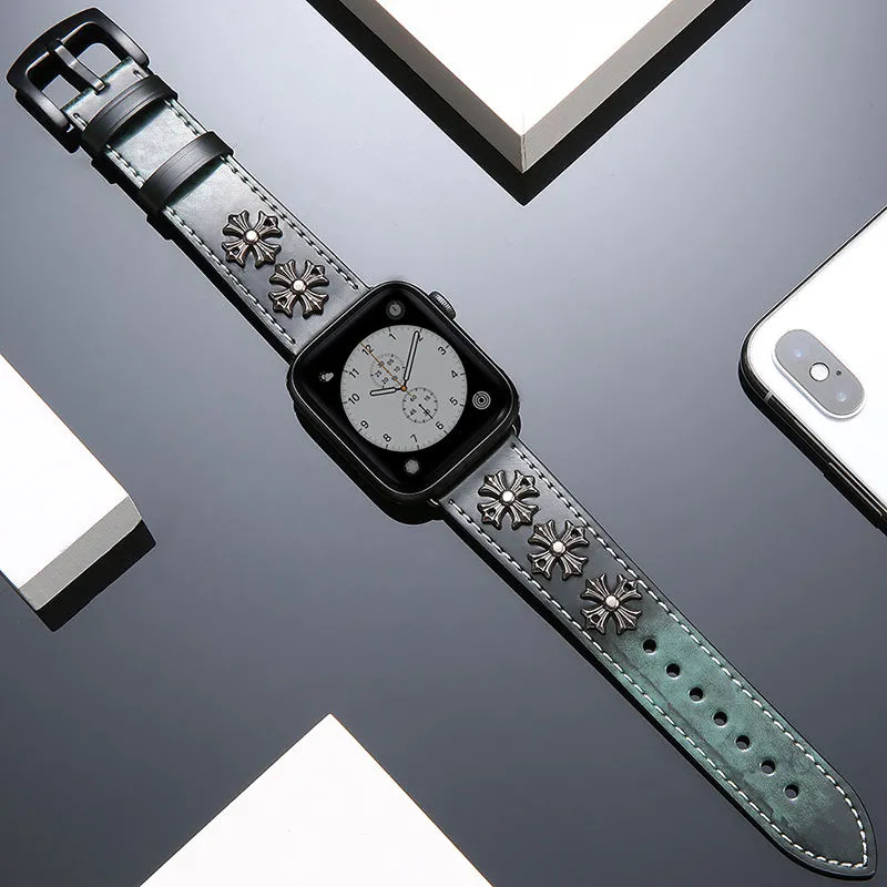 Chrome-hearts/クロハート iwatch アップルウォッチ ストラップ リベット クロハート