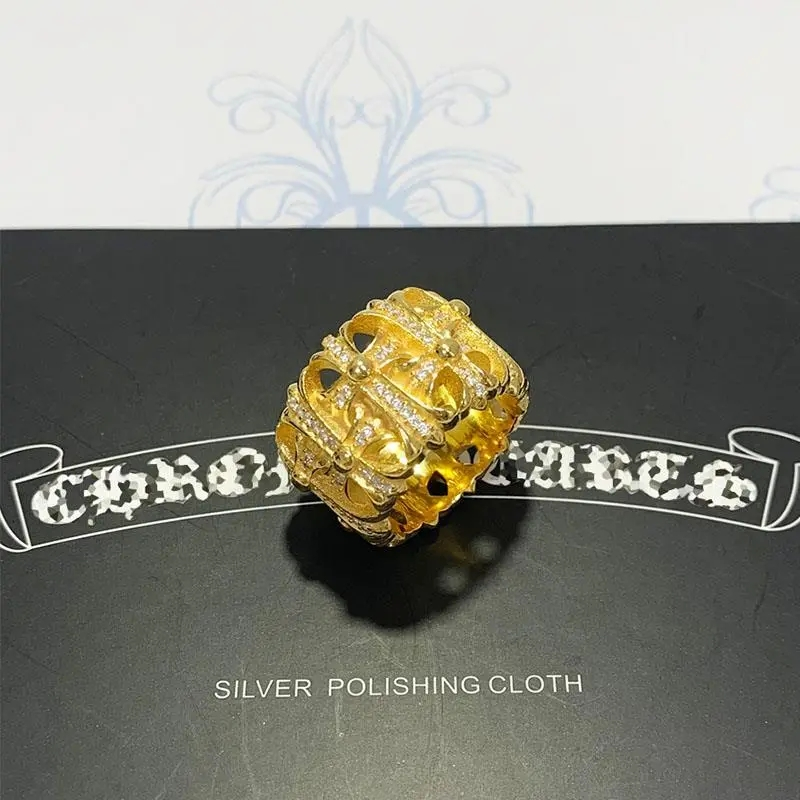 chrome hearts クロスリング レトロ 男女リング カップルリング