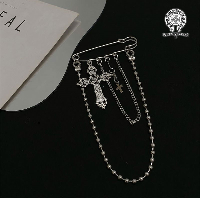 Chrome-hearts/クロエ ハートブローチ クロスブローチピン アクセサリー