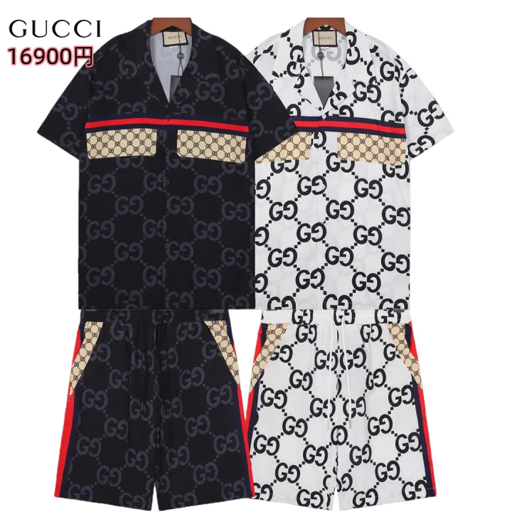 GUCCI 2023年新作半袖スポーツスーツ、史上最安値16900円