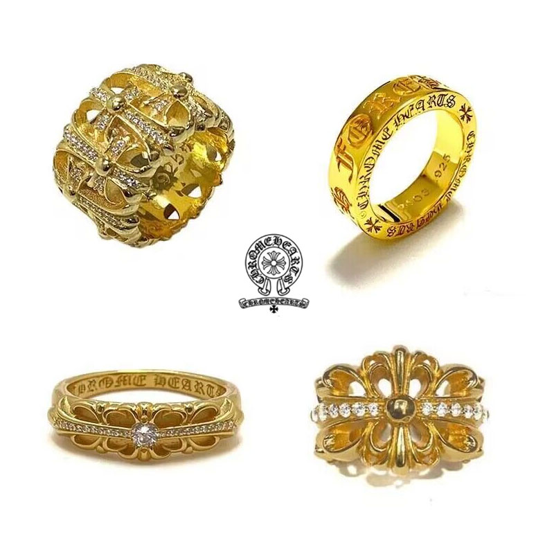 chrome hearts クロスリング レトロ 男女リング カップルリング