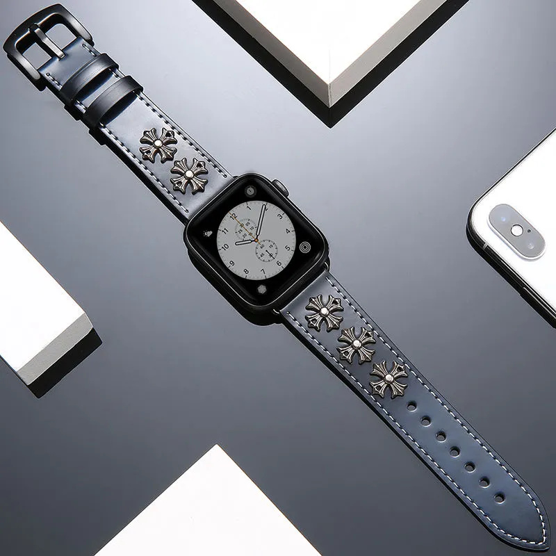 Chrome-hearts/クロハート iwatch アップルウォッチ ストラップ リベット クロハート