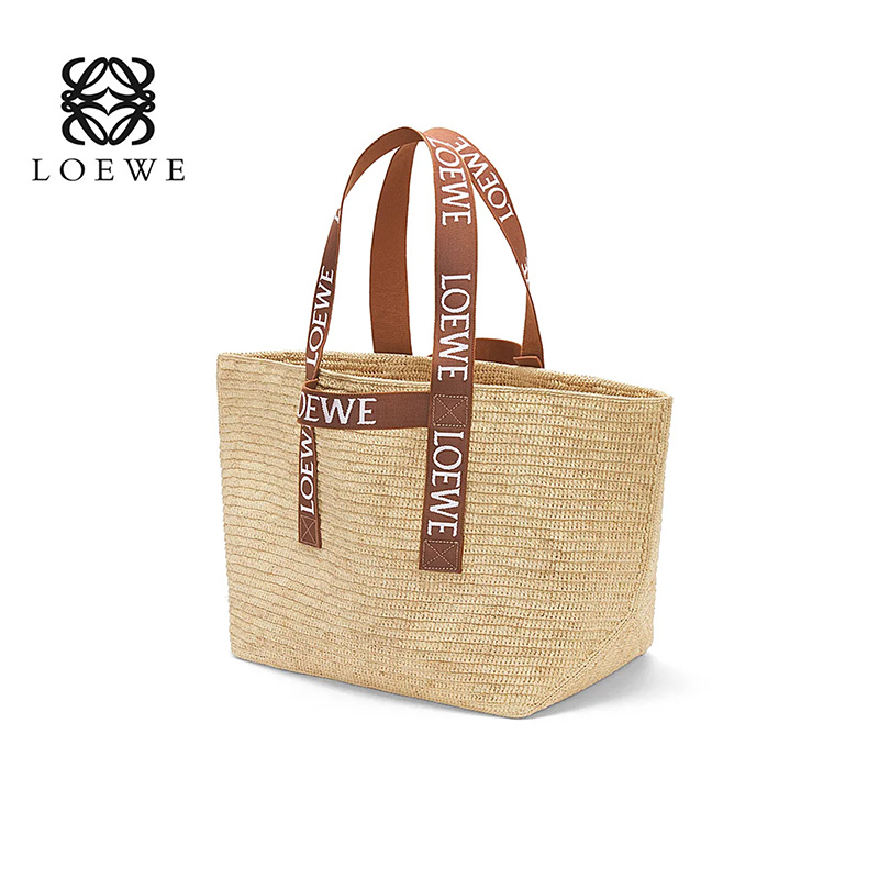 Loewe/Luo Yiwei アナグラム バスケット ストロー バッグ ショッピング バッグ ベジタブル バスケット