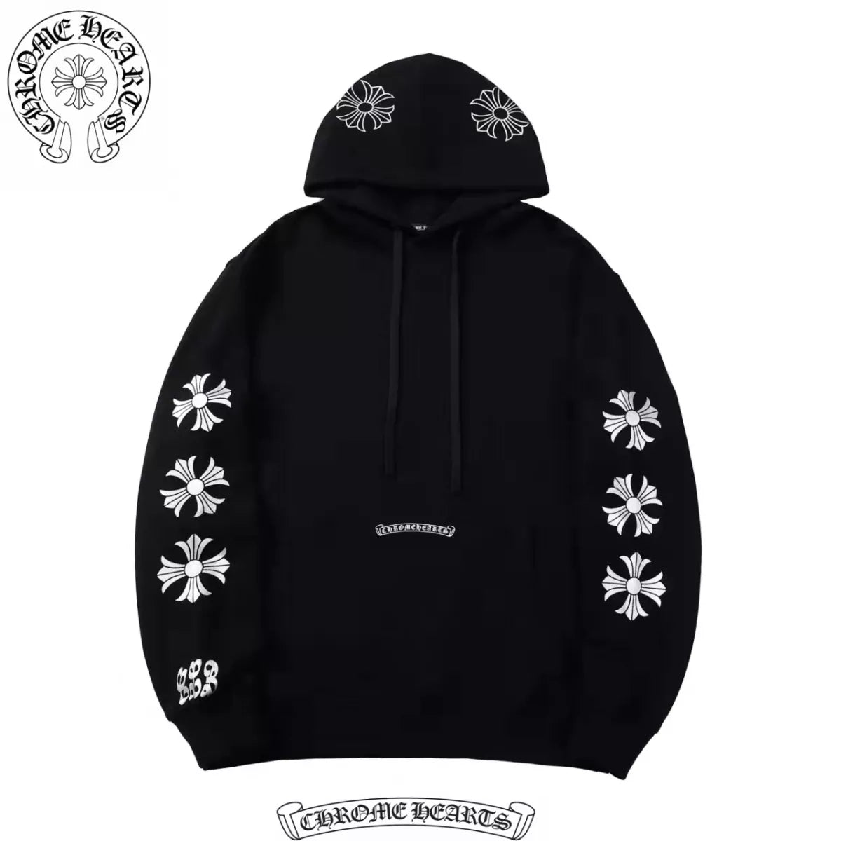 クロムハーツパーカーchromeheartsトレーナー即購入、即日発送‼️2点のみ CHROME HEARTS】クロムハーツ パーカー 【即日出荷】ご好評に付き再入荷！