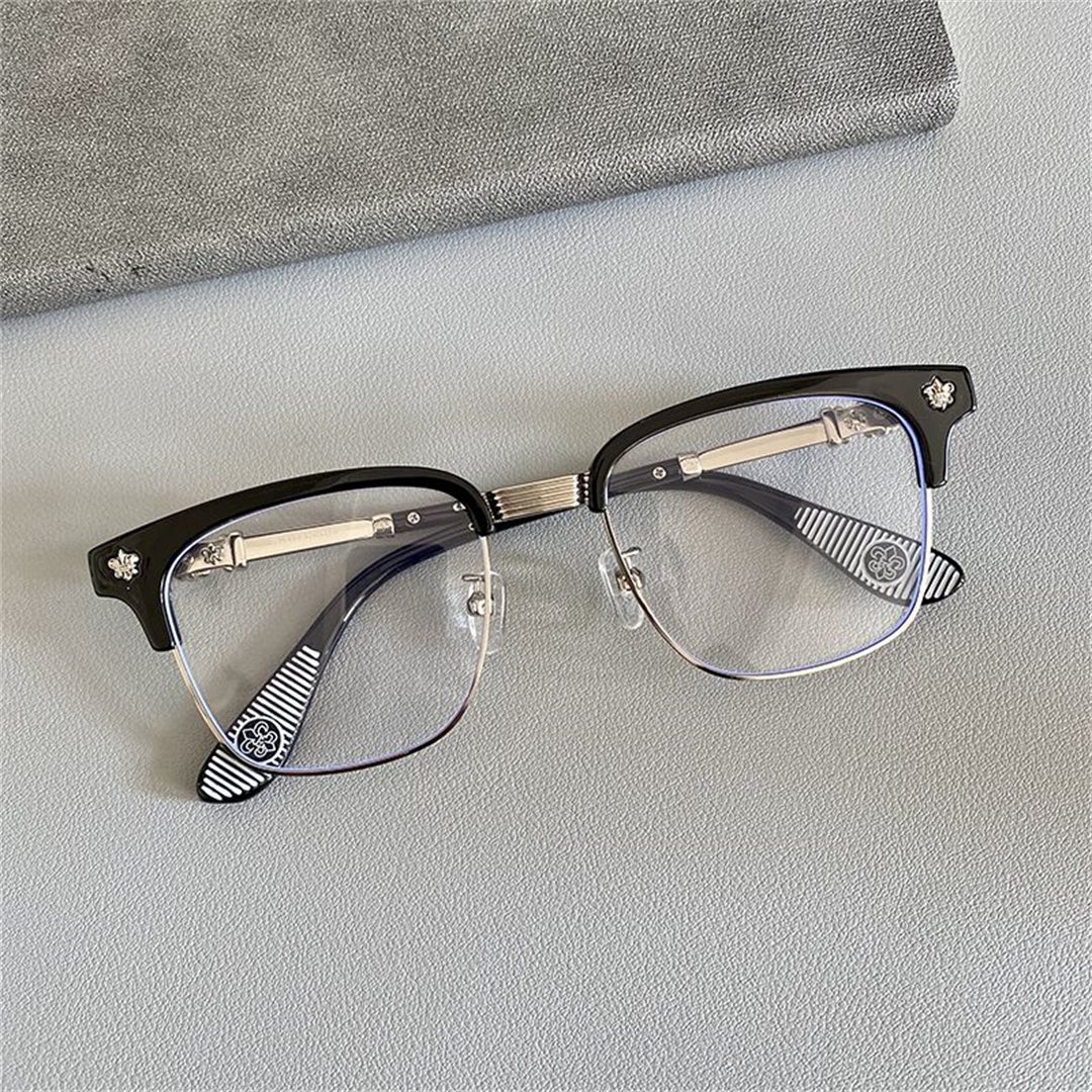 Chrome-hearts/クロエハート メガネ 新品 メガネ アンチブルーライト 同スタイル 男女兼用