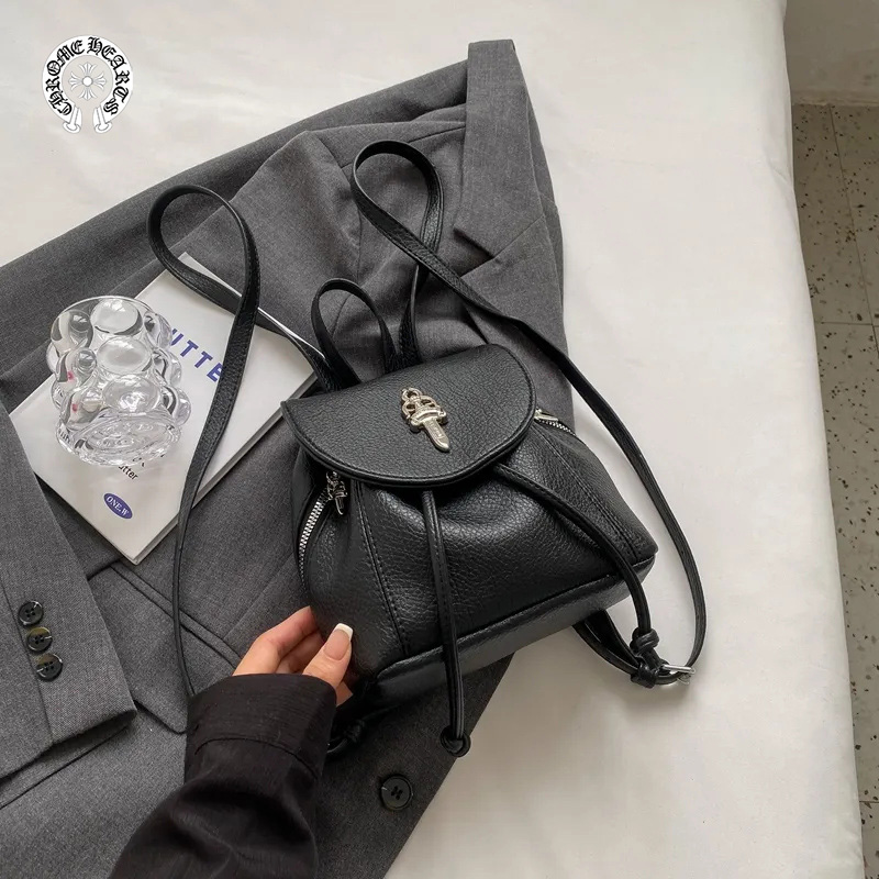 Chrome-hearts/クロエ ハート バックパック カジュアル ショルダーバッグ 学生 スクールバッグ