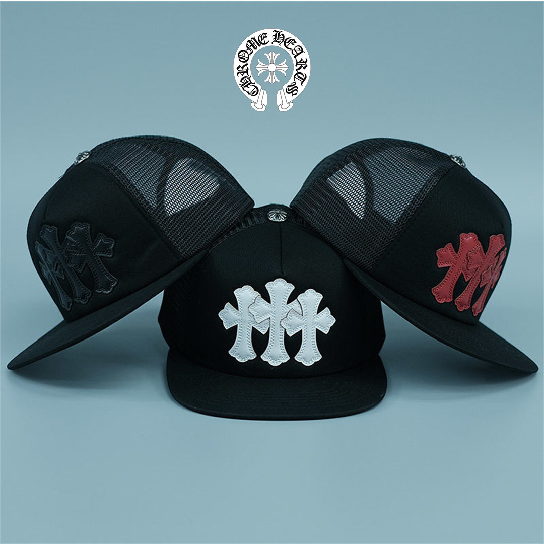 一つ購入ごとに一つ無料贈呈 Chrome-hearts/クロウハートハット サンバイザー ベースボールキャップ ピークドキャップ 男女兼用