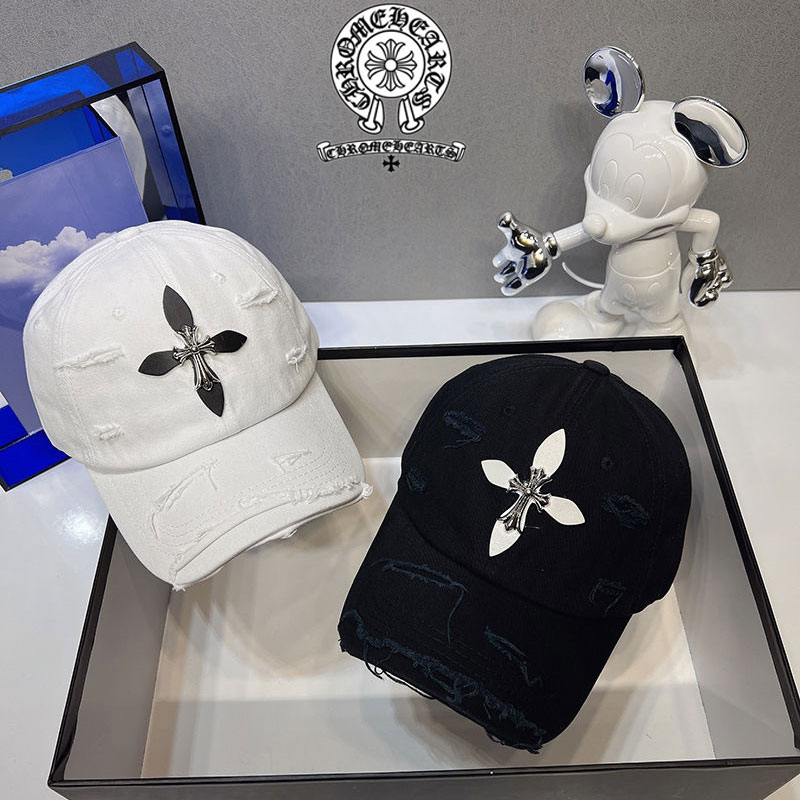 Chrome-hearts/クロキシンクロス野球の帽子壊れたアヒルの舌の帽子夏の日焼け止め帽子