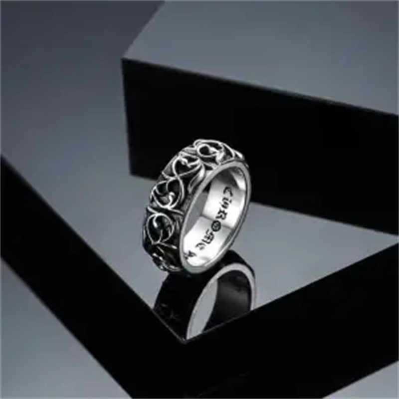 chrome hearts クロエ ハート クロス リング レトロ 男女兼用 カップル ペアリング