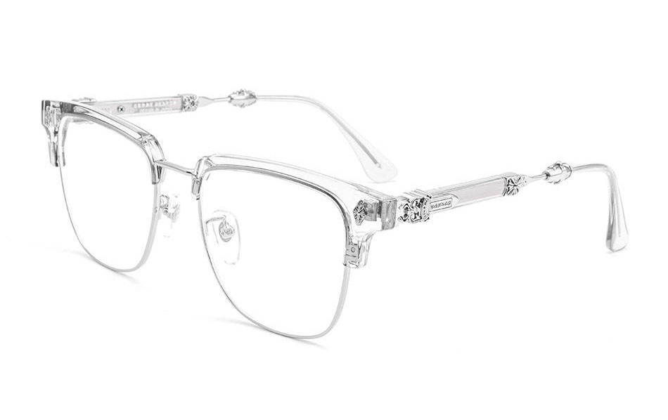 クロムハーツ CHROME HEARTS/ ユニセックス メンズ レディース UVカット アンチブルーライト 紫外線 眼鏡