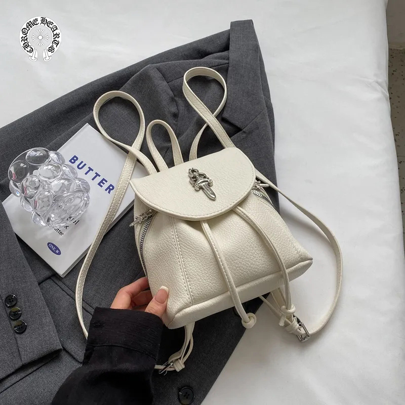 Chrome-hearts/クロエ ハート バックパック カジュアル ショルダーバッグ 学生 スクールバッグ