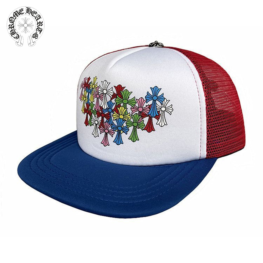 一つ購入ごとに一つ無料贈呈 Chrome-hearts/クロウハート アウトドア サンバイザー 男女兼用 クロスメッシュハット