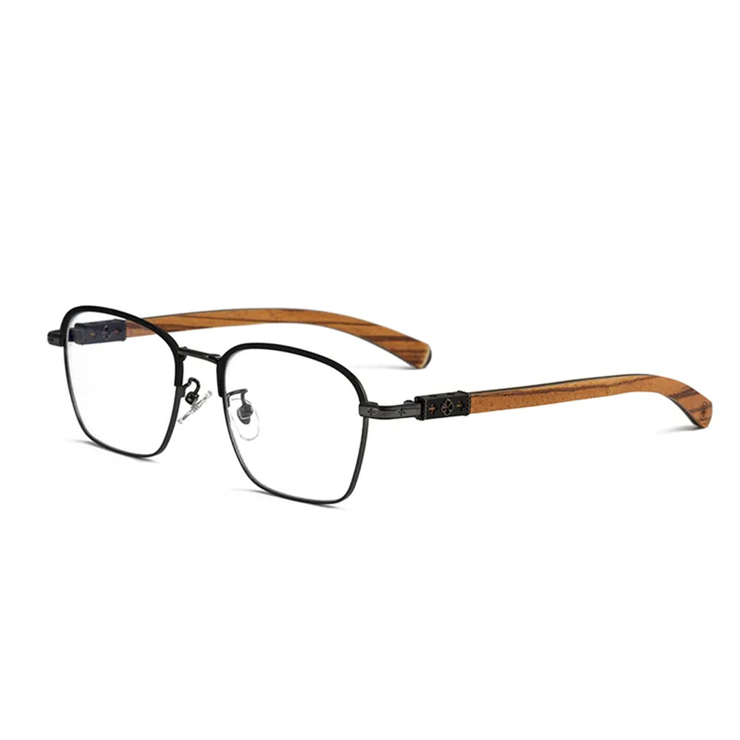 CHROME HEARTS/クロムハーツ ヴィンテージ 木製テンプル メガネフレーム