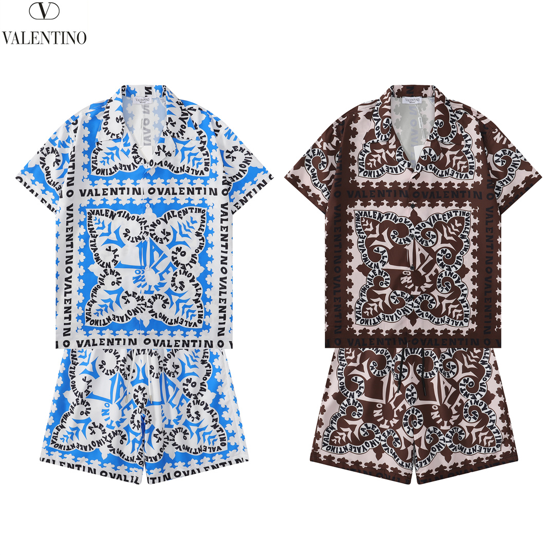 VALENTINO ヴァレンティノ プリント半袖スーツ