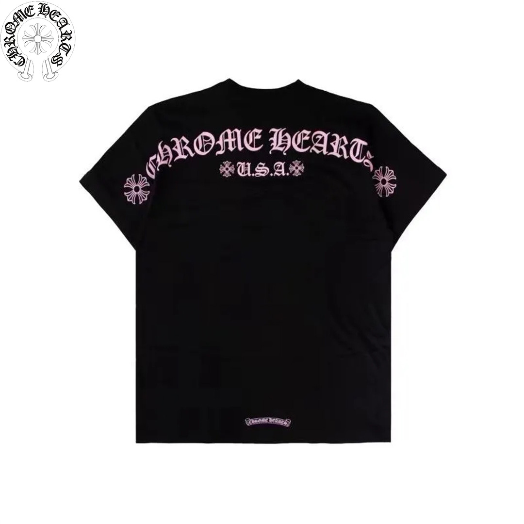 一つ購入ごとに一つ無料贈呈 Chrome-hearts/クロハート梵字プリント半袖ゆったり五分袖男女兼用