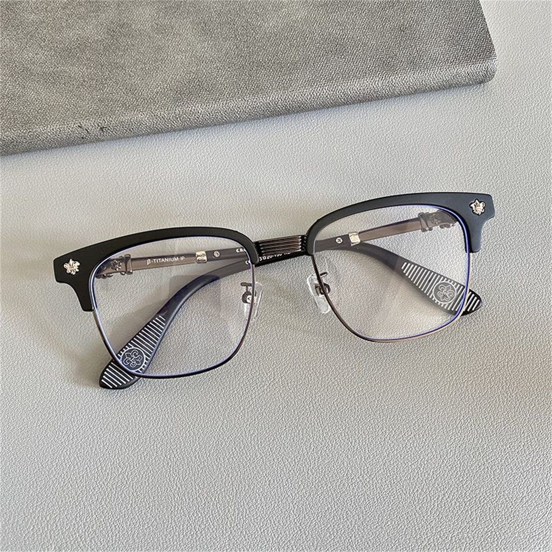 Chrome-hearts/クロエハート メガネ 新品 メガネ アンチブルーライト 同スタイル 男女兼用