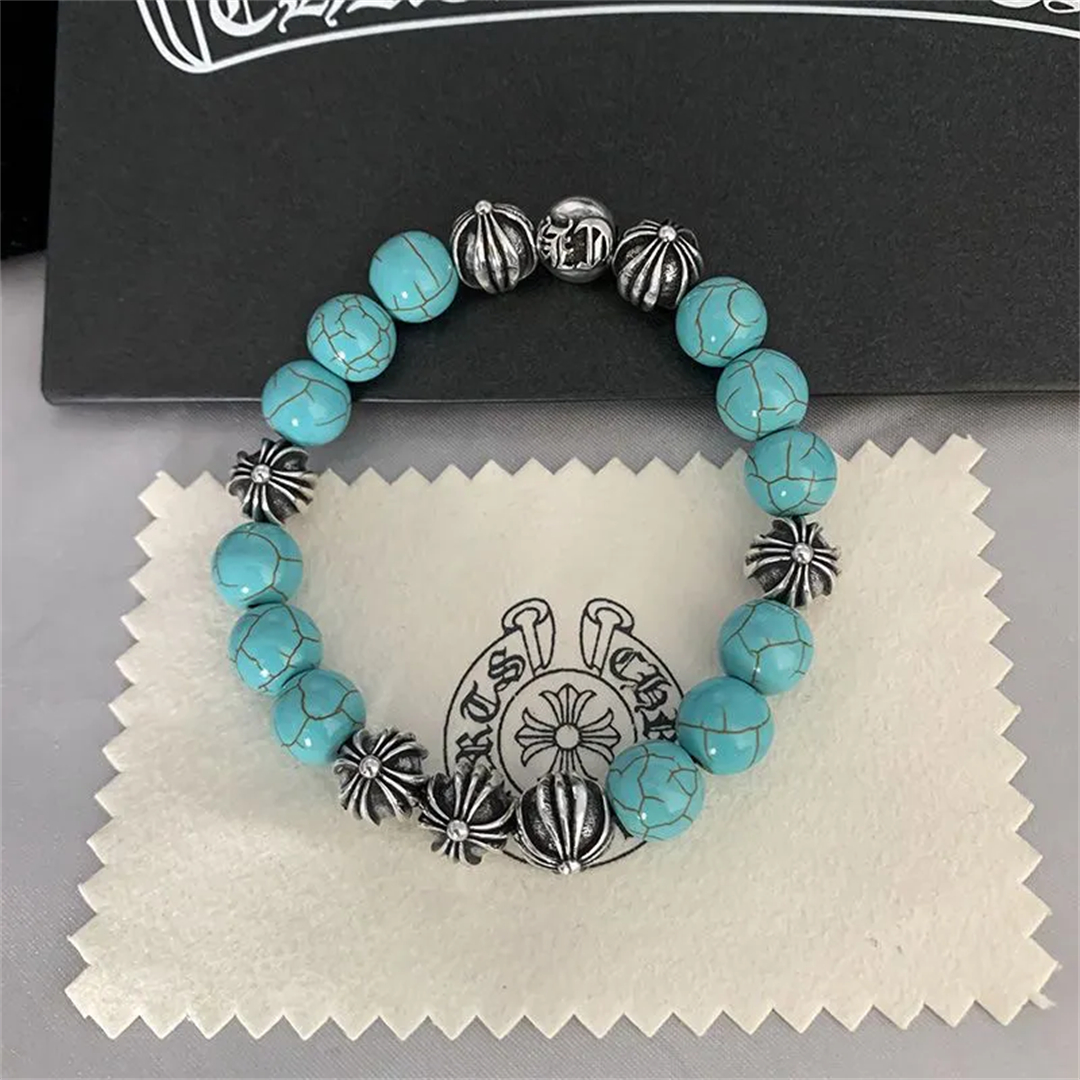 CHROME HEARTS / クロムハーツ レトロ クロス カップル ブレスレット