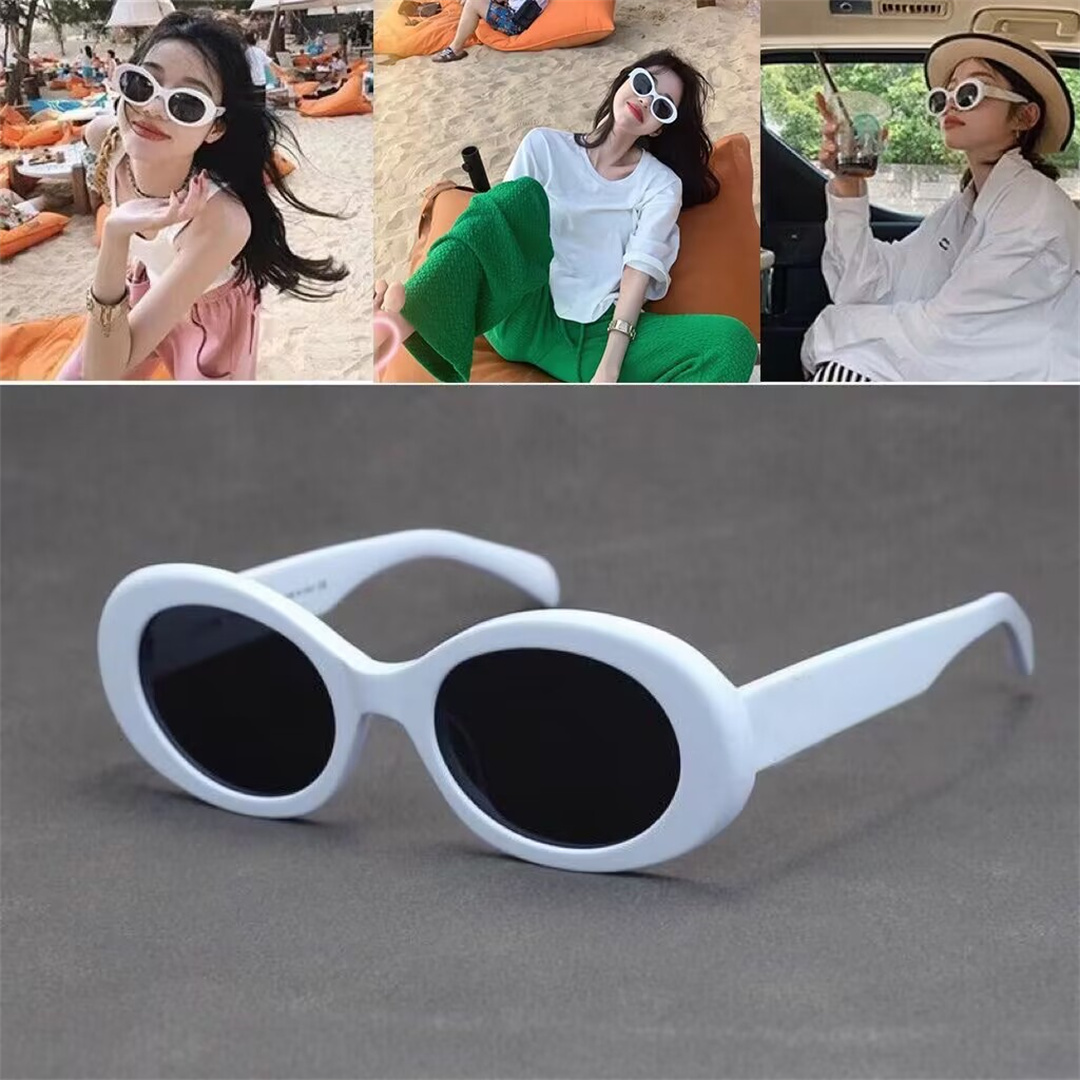 凱旋門サングラス女性レトロエアシンプルな抗紫外線キャットアイサングラス