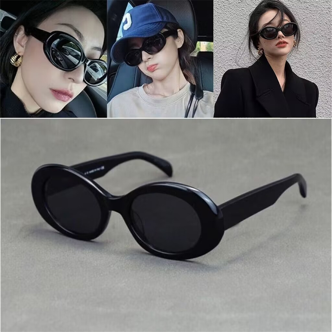 凱旋門サングラス女性レトロエアシンプルな抗紫外線キャットアイサングラス