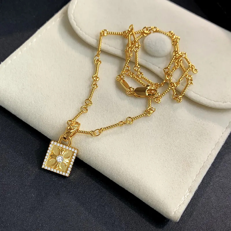 クローム ハート  chrome-hearts  ネックレスカップルヒップホップクロス