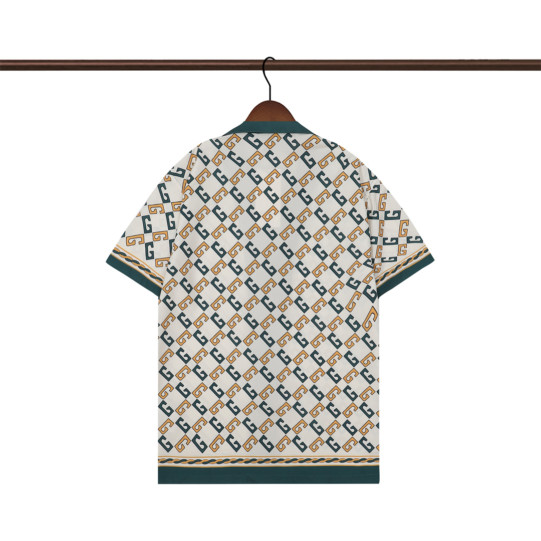 GUCCI 23新作 グッチ クラシック フルプリント シャツスーツ