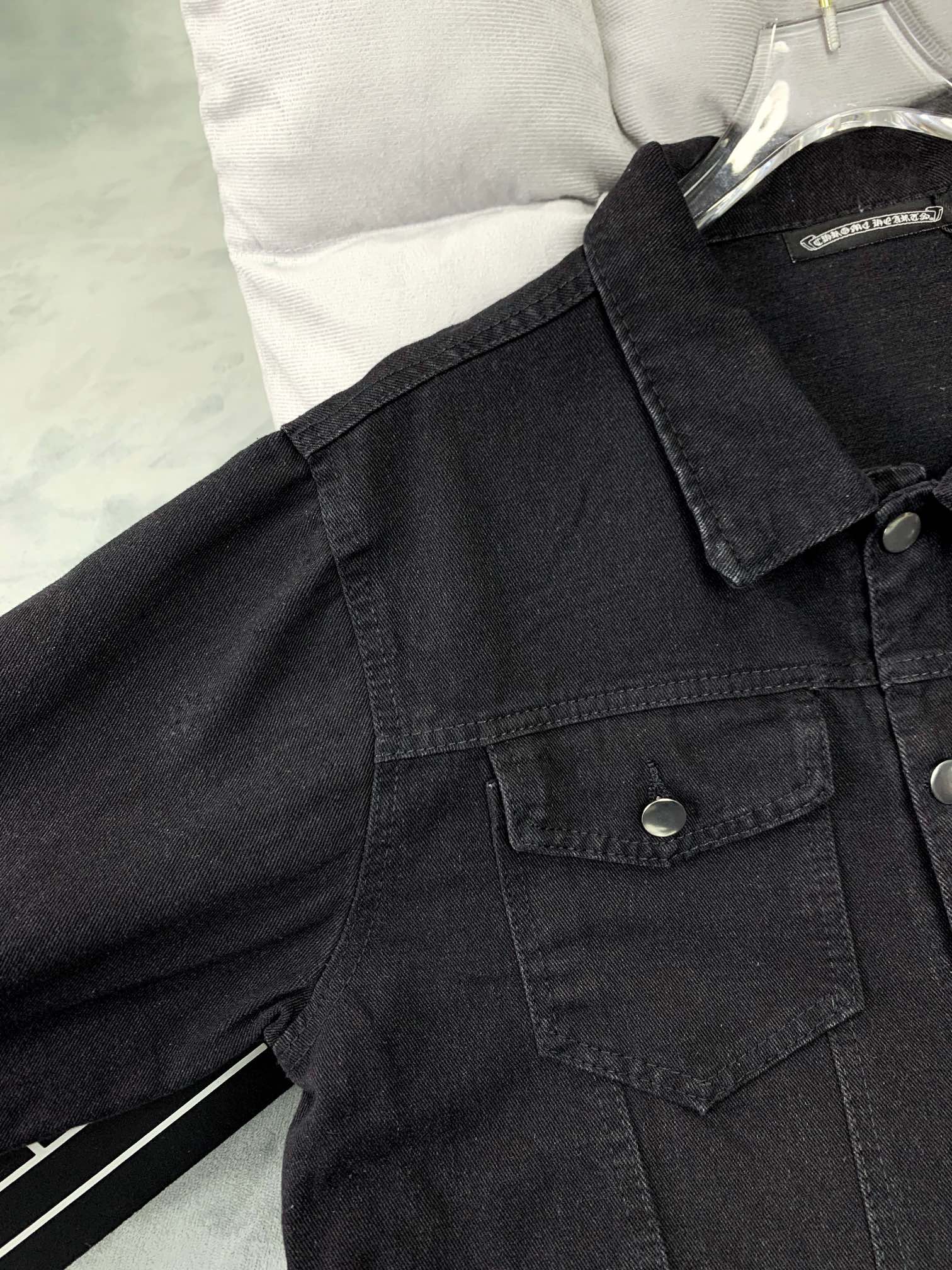 【Chrome Hearts】クロムハーツ 新しい刺繍デニムジャケット パーカー【即日出荷】