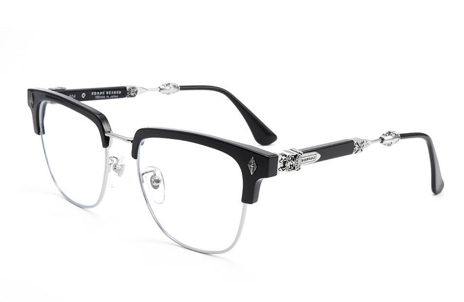 クロムハーツ CHROME HEARTS/ ユニセックス メンズ レディース UVカット アンチブルーライト 紫外線 眼鏡