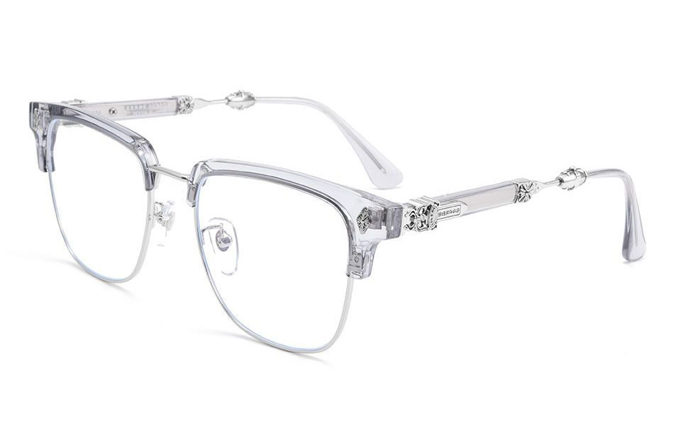 クロムハーツ CHROME HEARTS/ ユニセックス メンズ レディース UVカット アンチブルーライト 紫外線 眼鏡