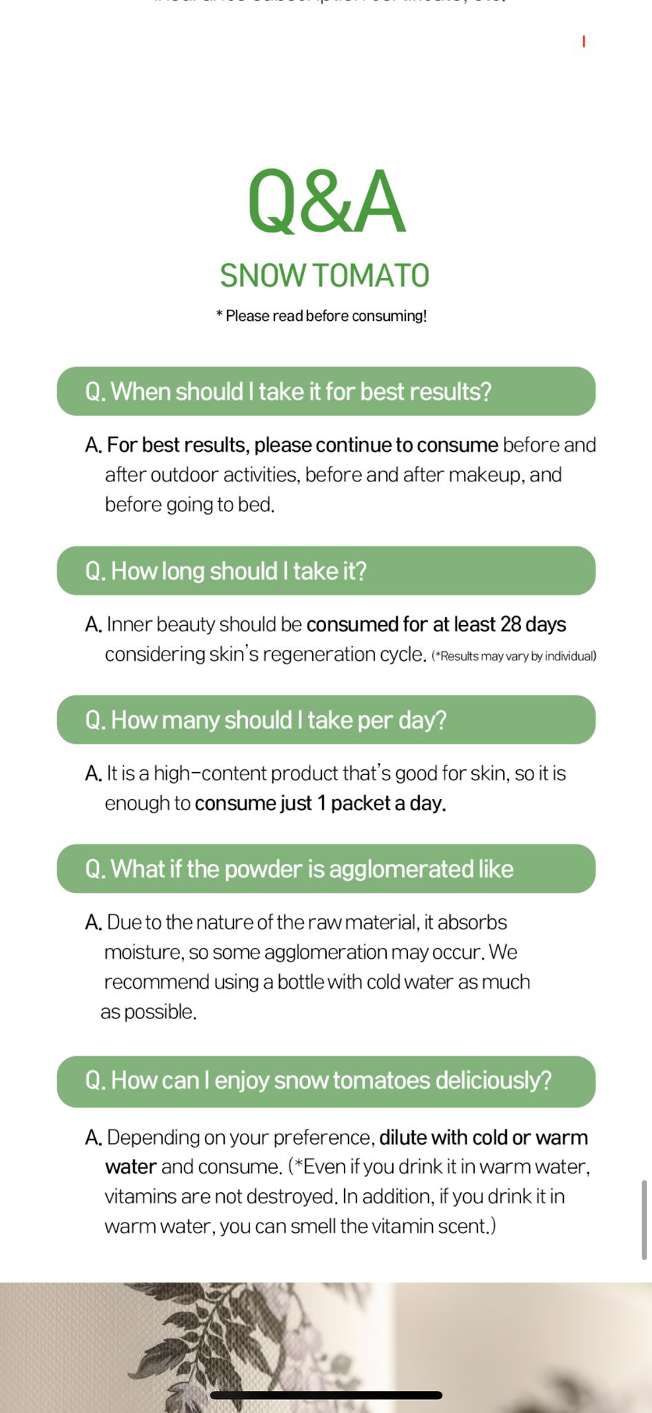 Snow Tomato Powder (Made in Korea)