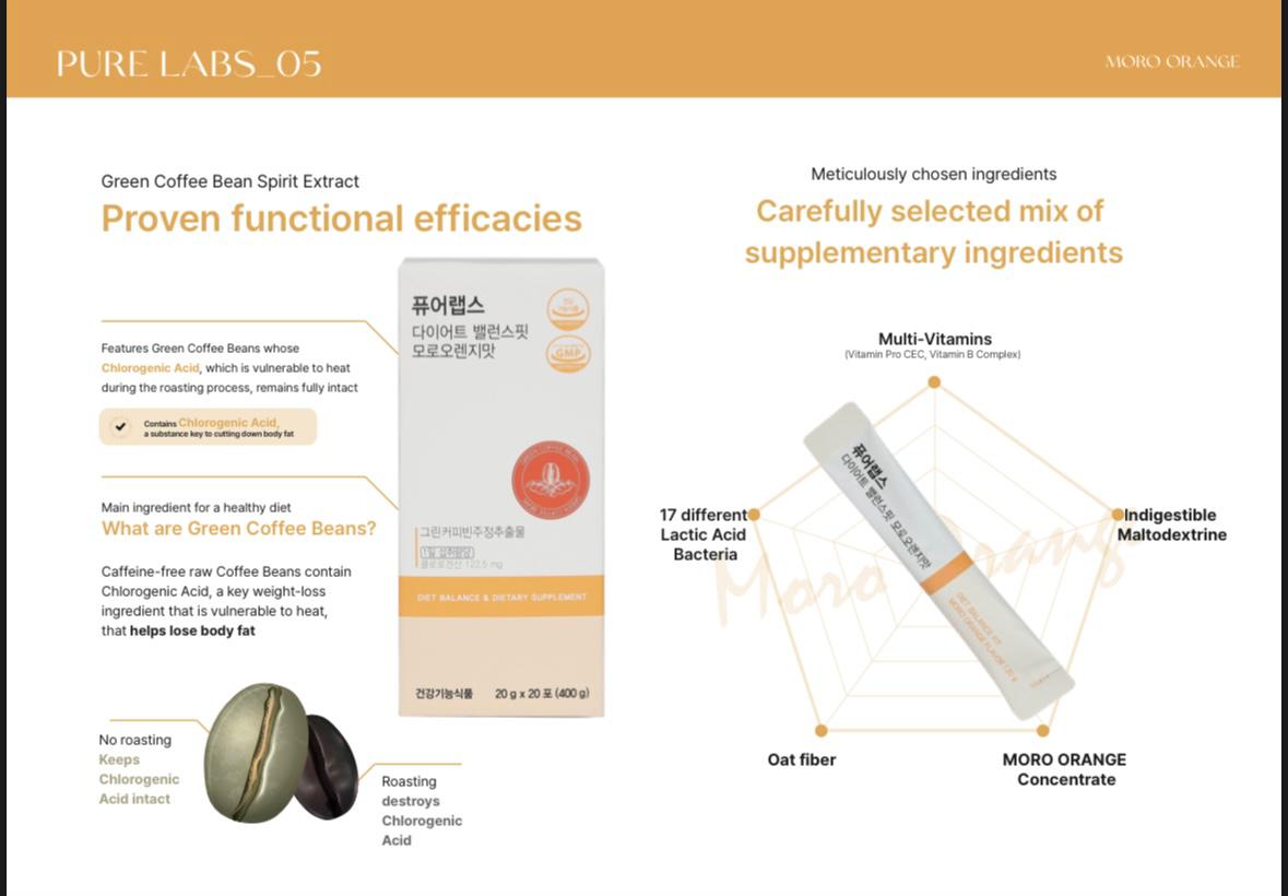Purelabs Moro Orange Diet