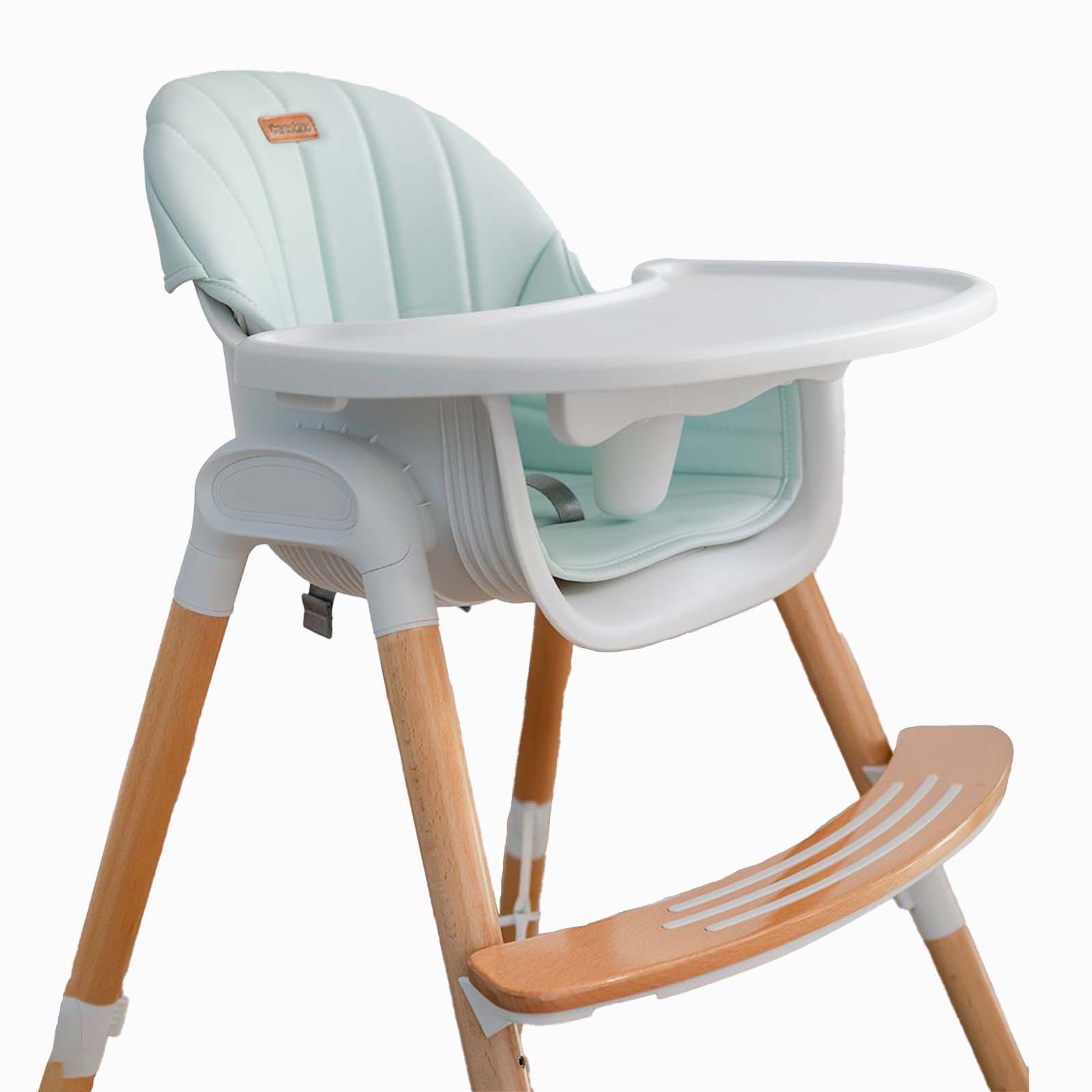 Star of Baby Butter Cup Feeding High Chair for Kids / 7 Levels Smart Baby Feeding High Chair/High Chair for Baby Age 6 Months to 36 Months (White Multi)