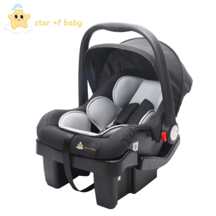 Picaboo Grand Carry cot (Black Grey) | Star of Baby