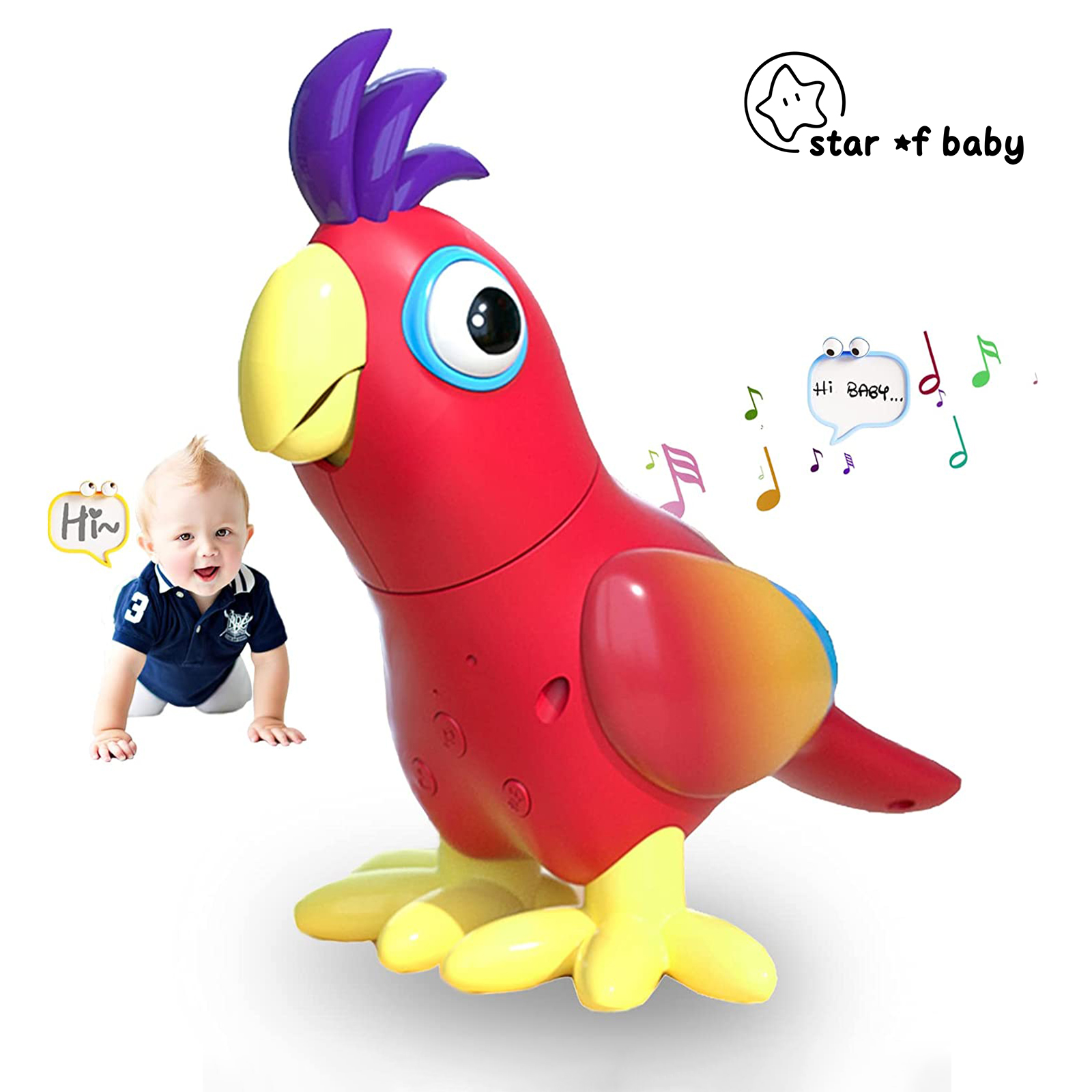 robot parrot toy