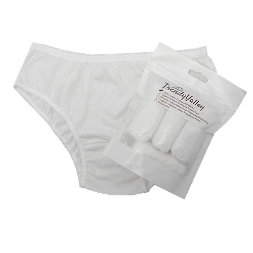 Trendyvalley Full Cotton Disposable Panty (4 Pcs)