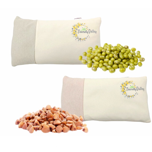 Trendyvalley Organic Baby Buckwheat pillow & Mung Bean Pillow