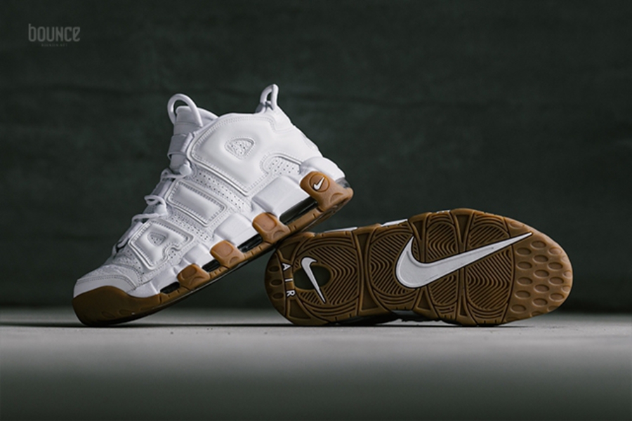 414962-103,Uptempo,大AIR 414962-103 白生胶 Nike Air More Uptempo &ldquo;White Gum&rdquo; 目前已经发售