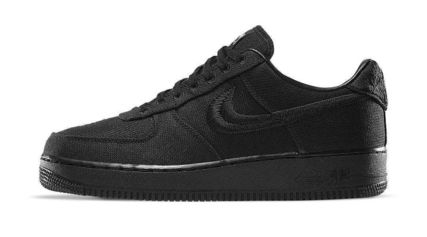 Nike スニーカー STUSSY &times; NIKE AIR FORCE 1 LOW "TRIPLE BLACK"(3)