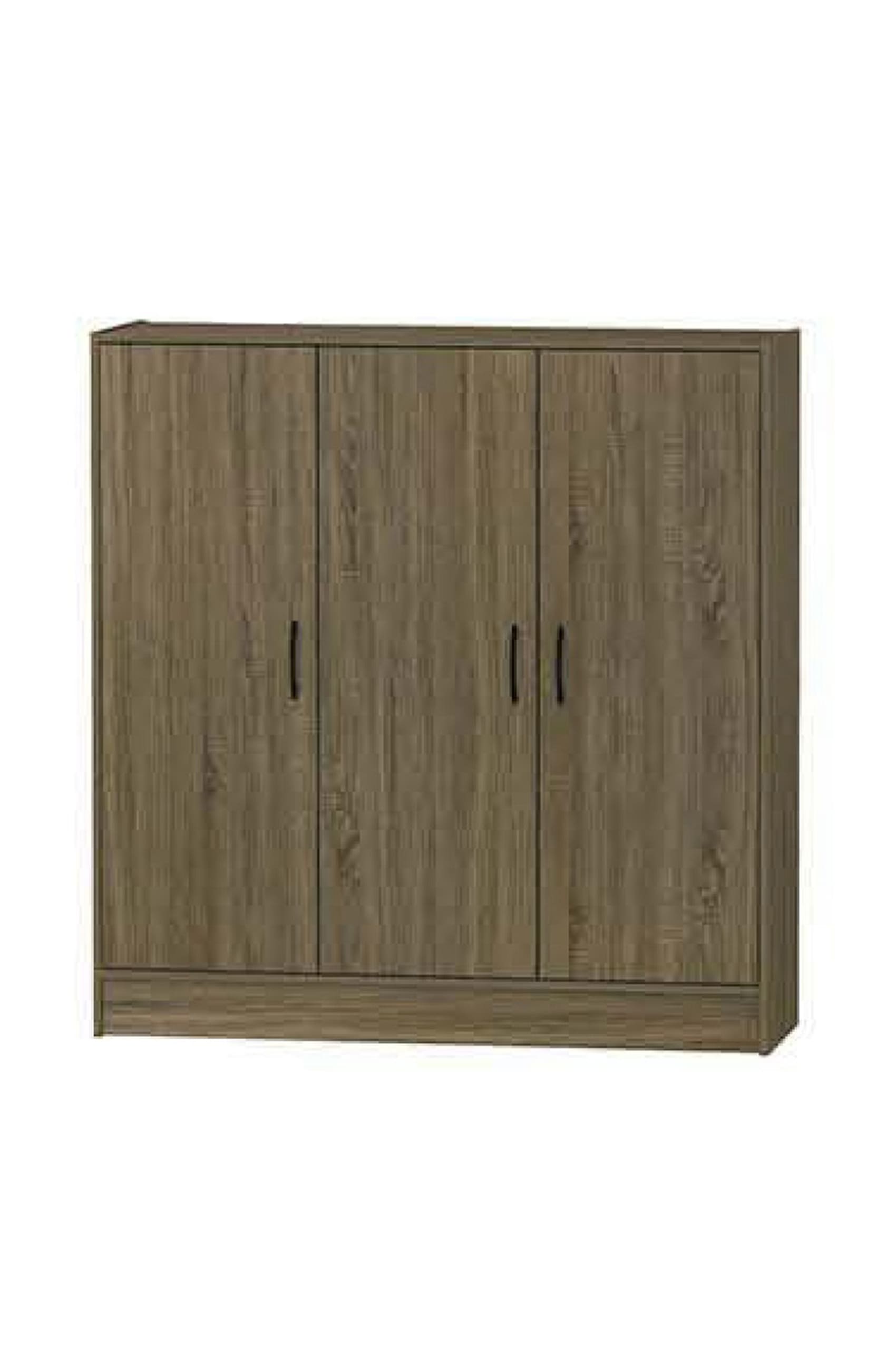 3 Door Wooden Children Multipurpose Cabinet