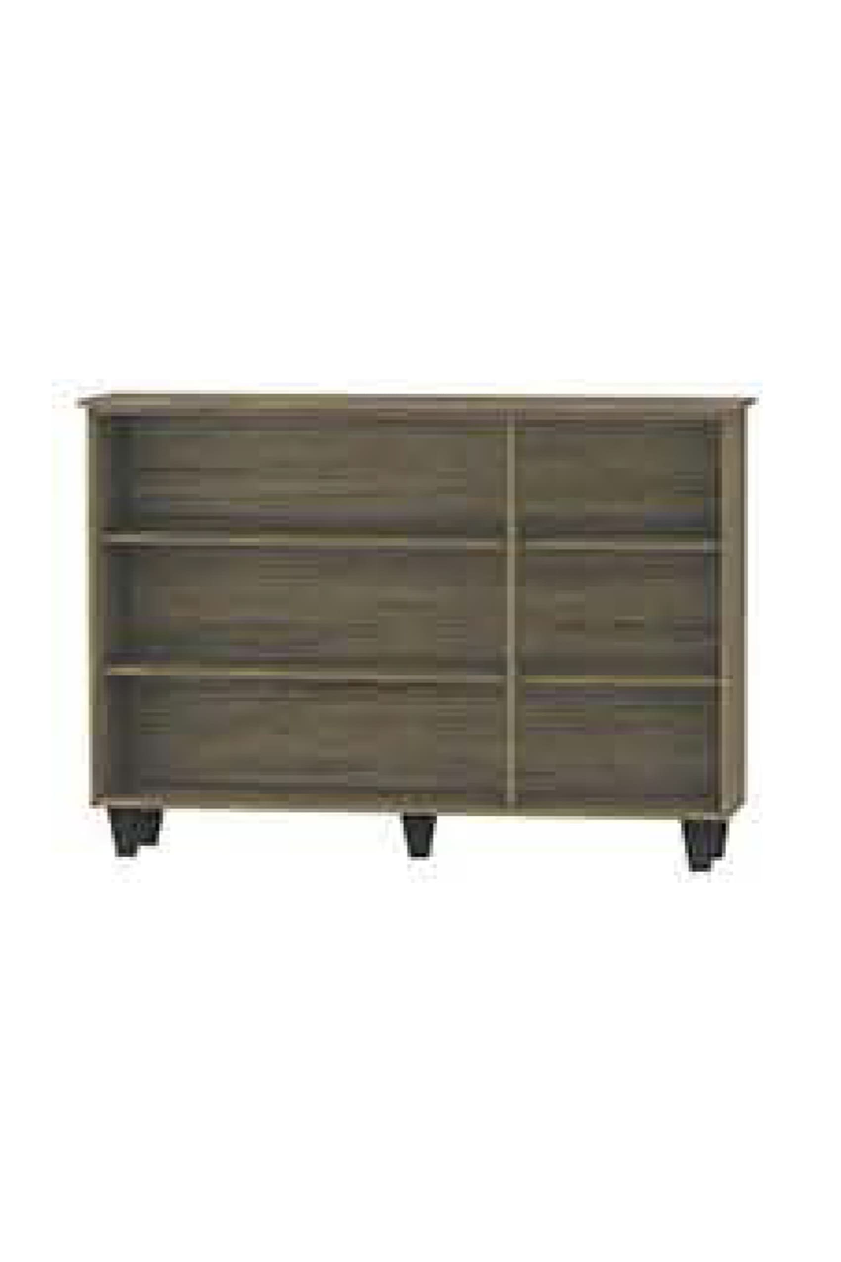 3 Slatted Door Shoe Cabinet