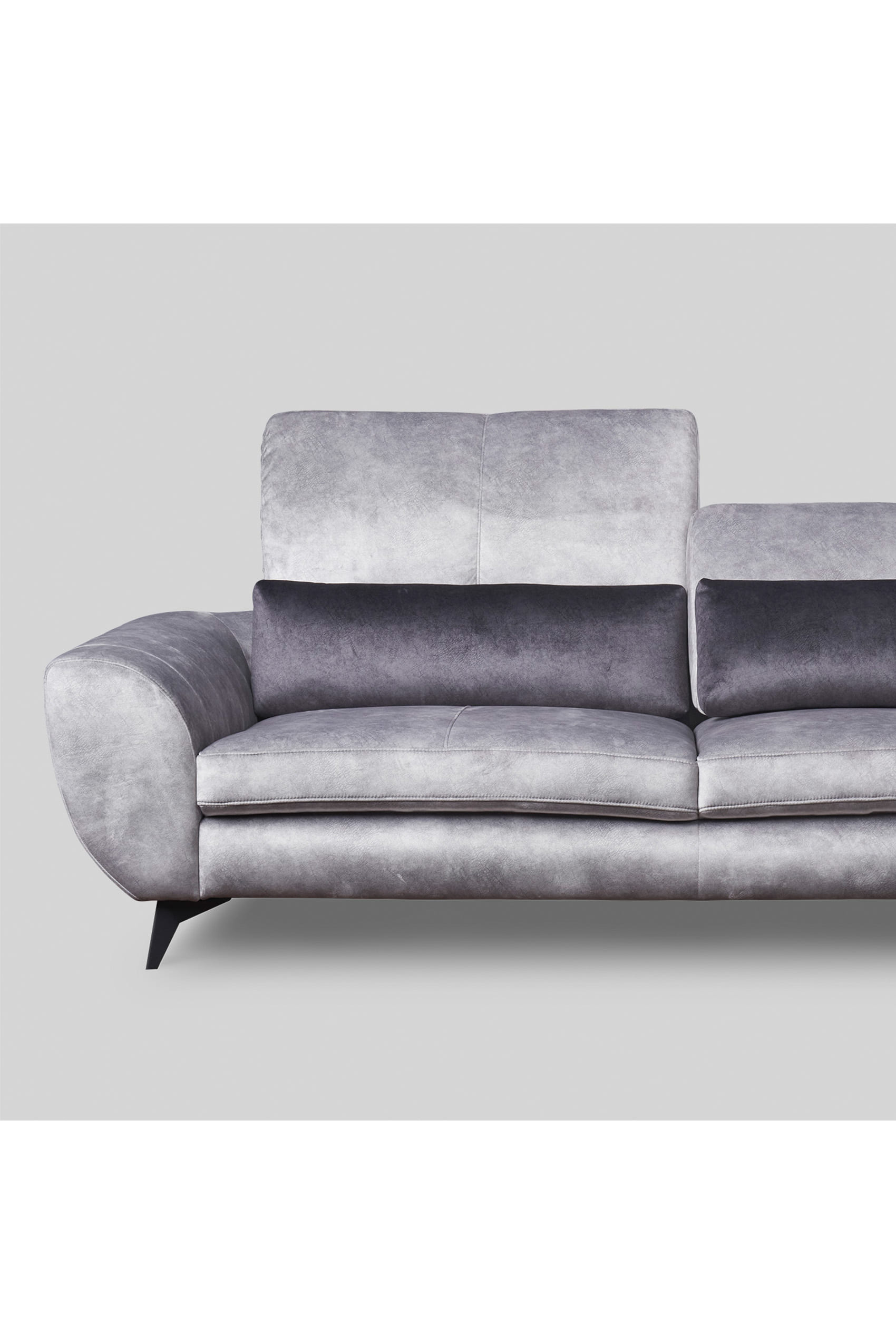 Tomassini High Tech Fabric Sofa with Adjustable Backrest - TheFurniture.com.sg