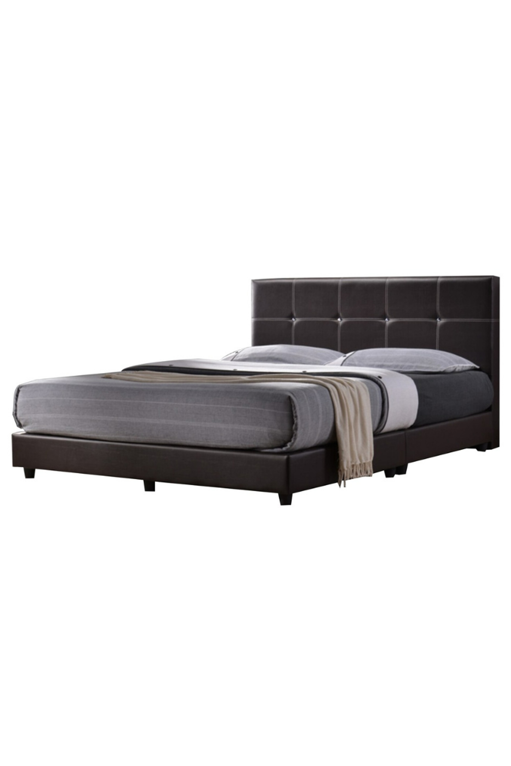 Willa Queen Bed + Syphonis Mattress - TheFurniture.com.sg