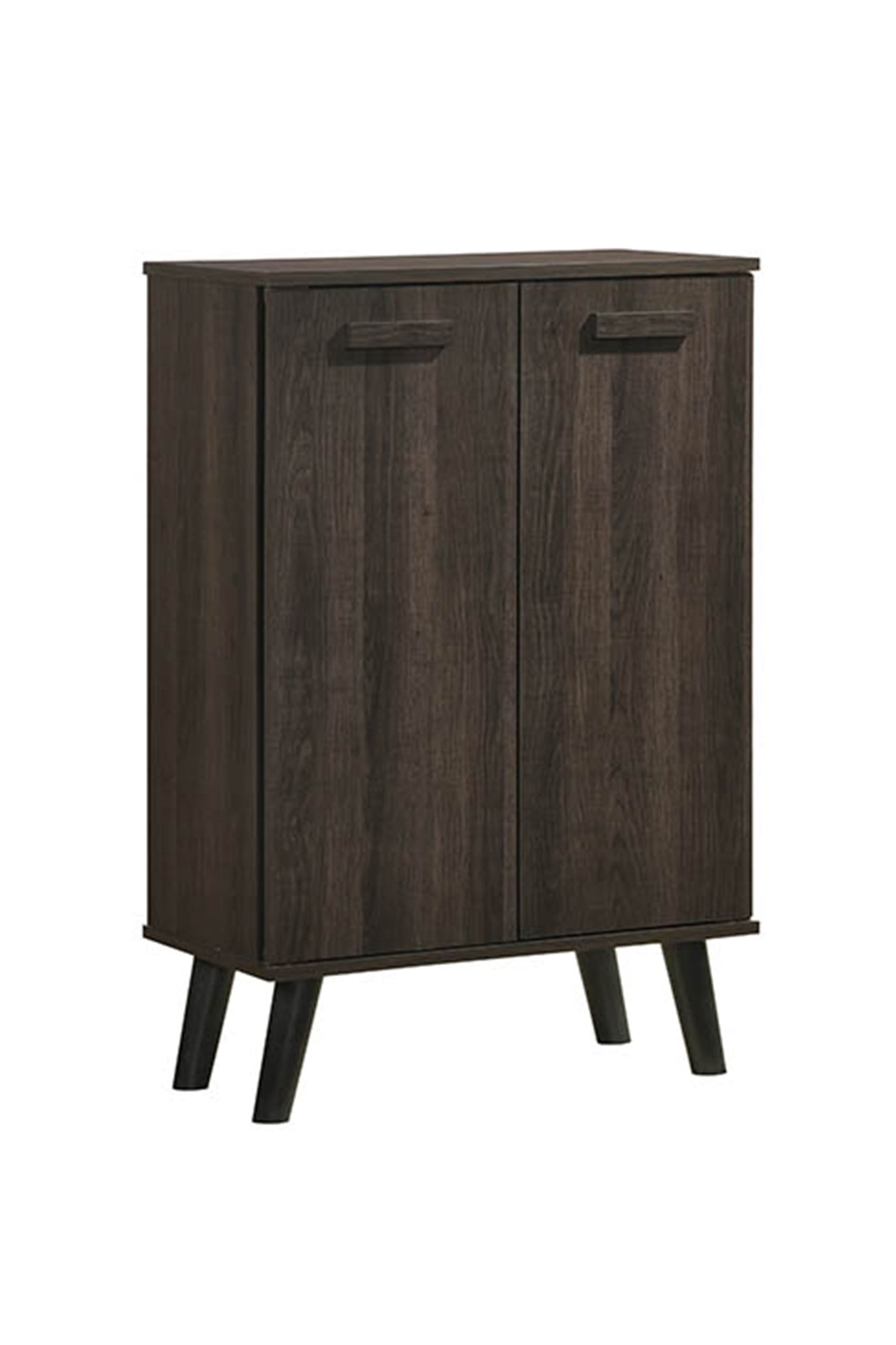 Jacob Walnut 2 Door Shoe Cabinet