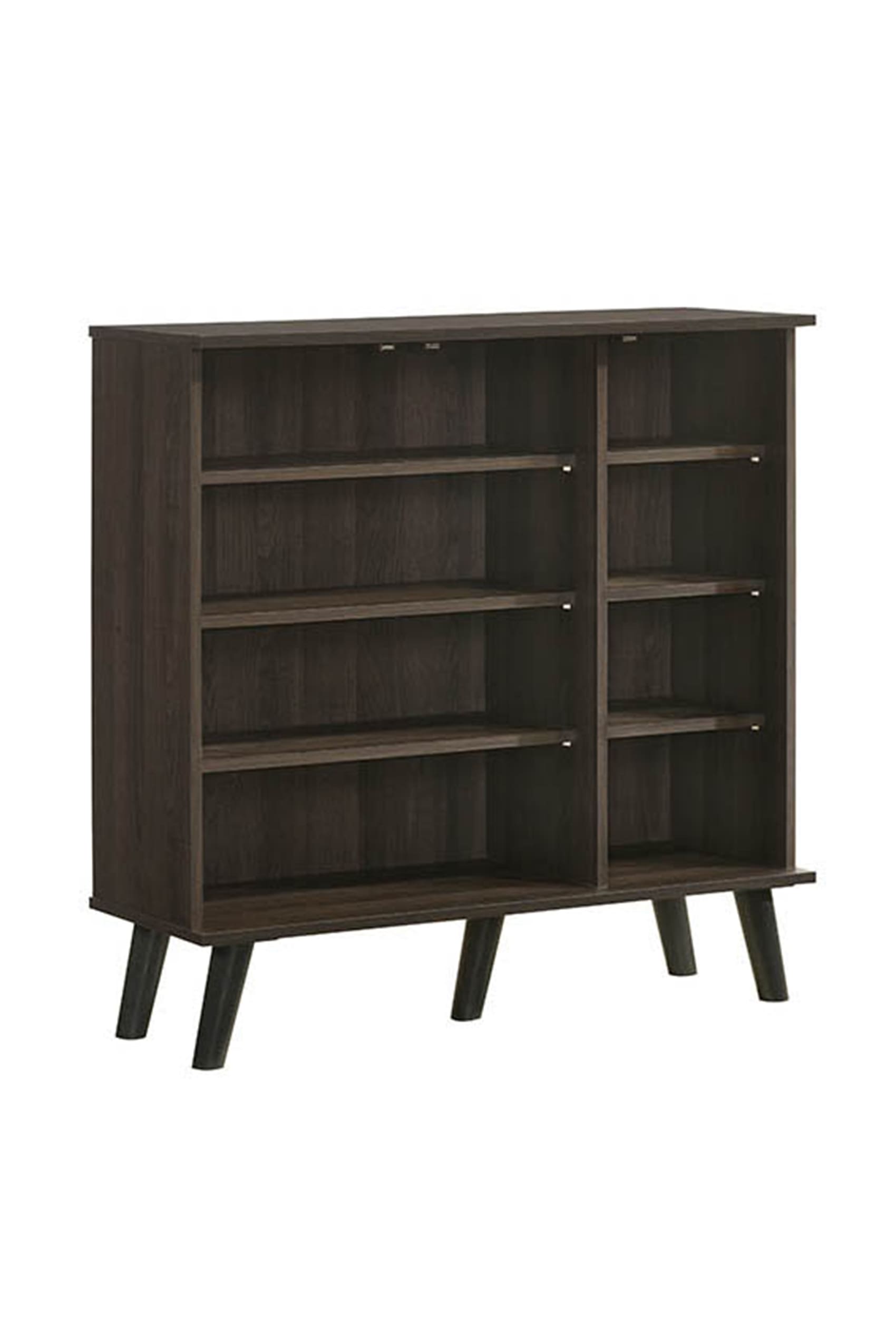 Jacob Walnut 3 Door Shoe Cabinet