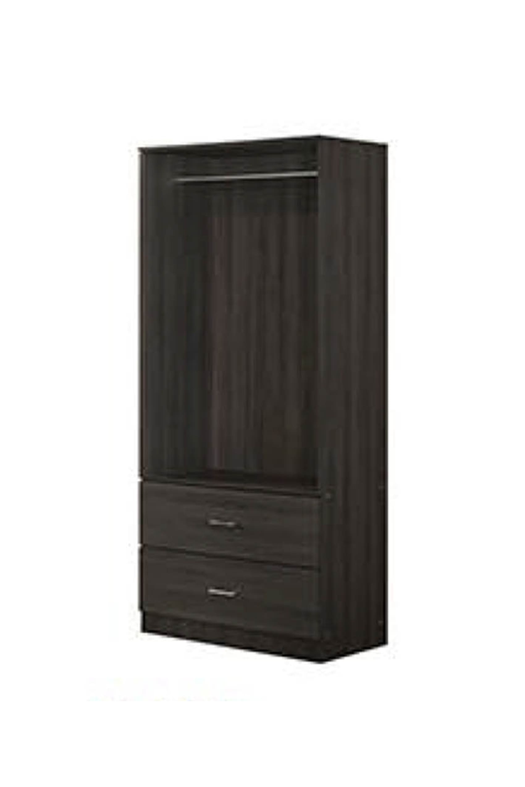 Jacob Walnut 2 Door 2 Drawer Wardrobe