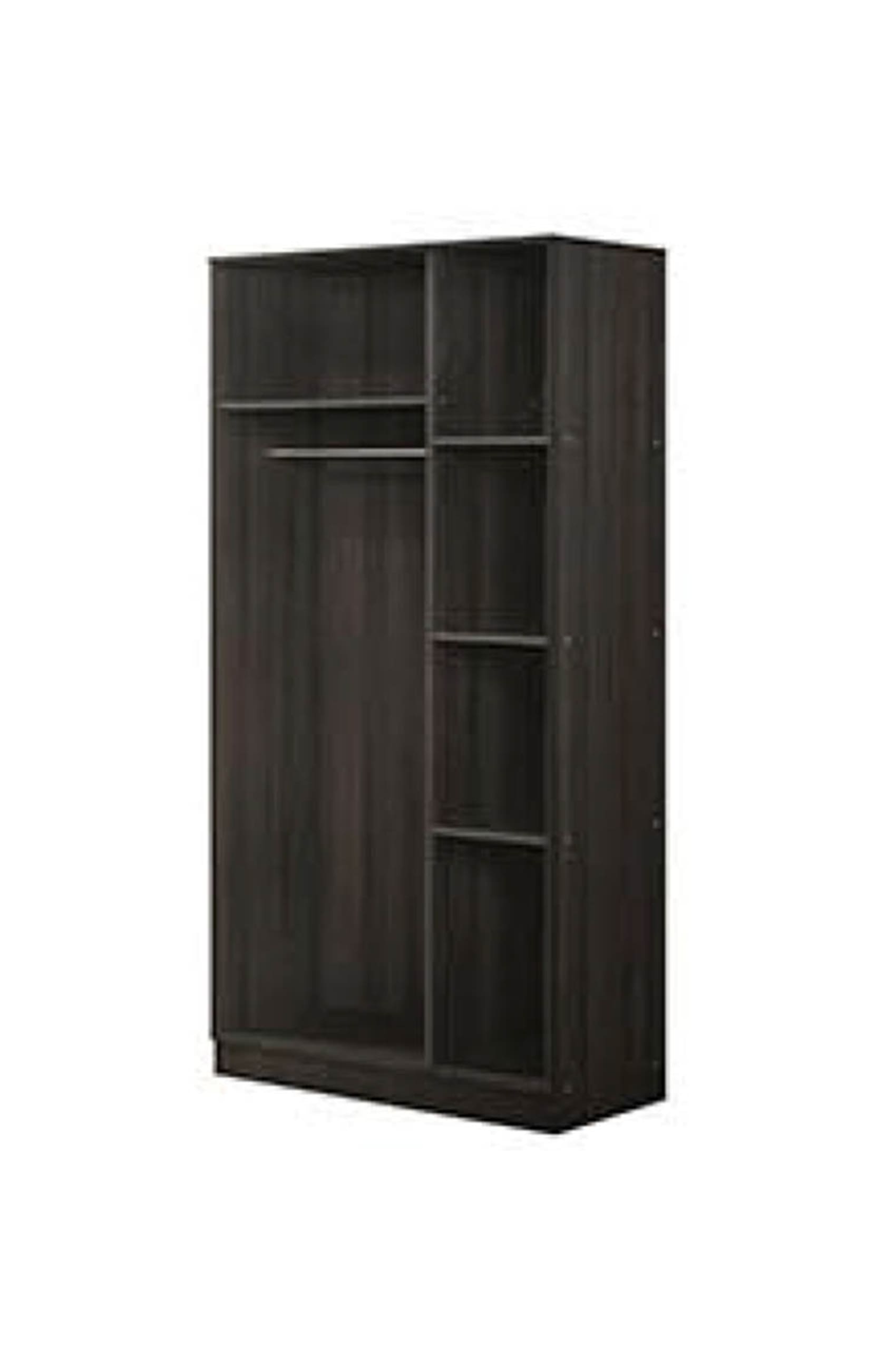 Jacob Walnut 3 Door Wardrobe